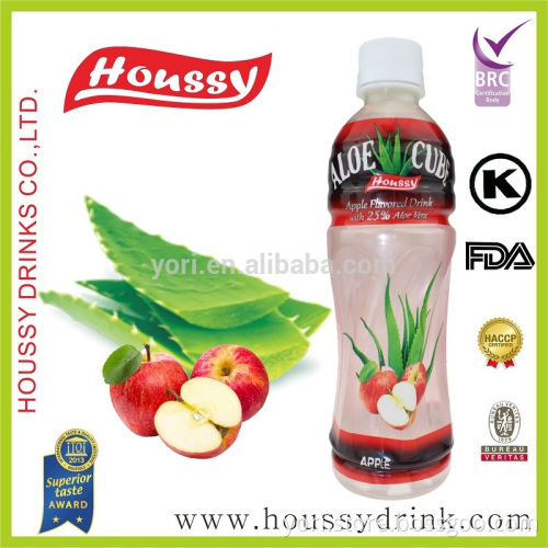 Houssy 2016 Hot Selling 100% Natural Fresh Big Cube Aloe Vera Drink